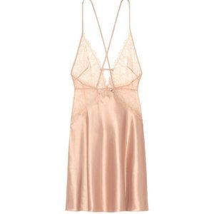 Victoria's Secret Lace Plunge Slip